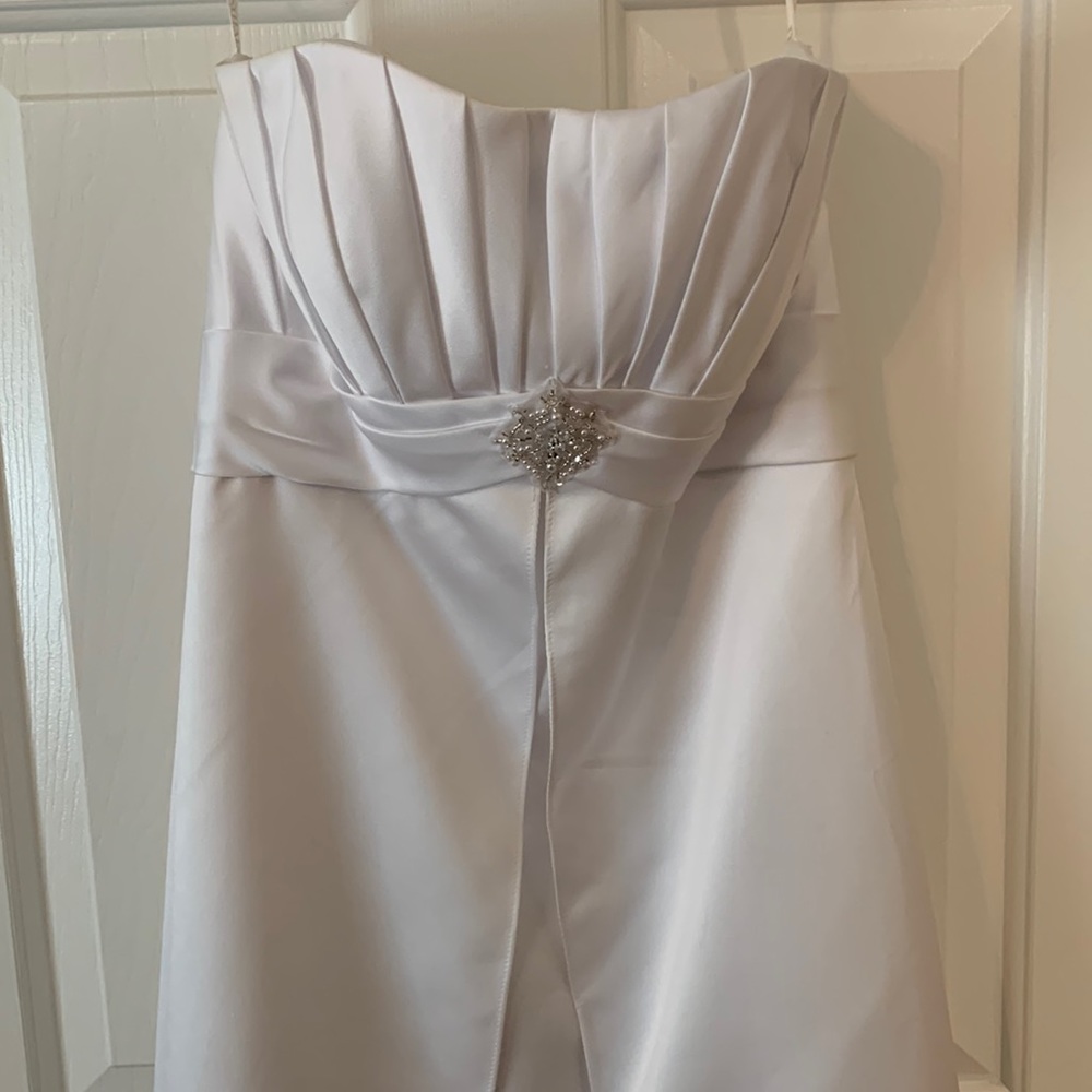 David’s Bridal wedding gown